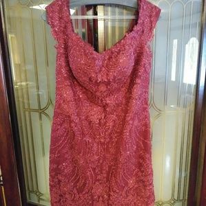 Maroon homecoming dress